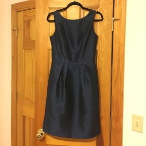 Timeless Alfred Sung Navy Blue Cocktail Dress